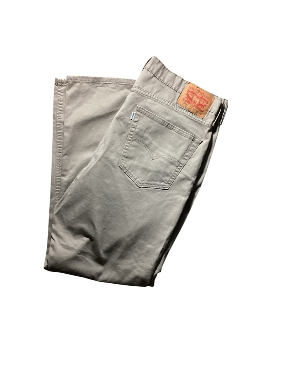 Levi's Men's Light Beige Slim Straight Jeans